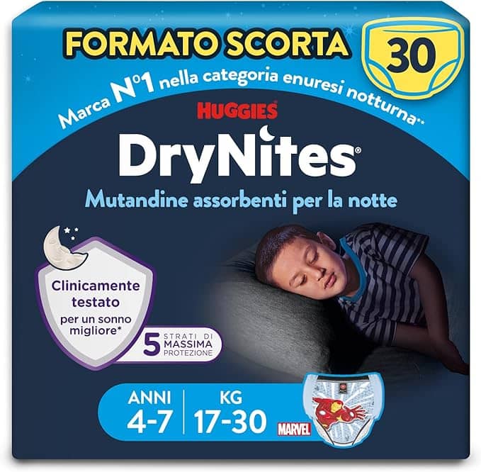 Huggies Drynites Pannolini, Taglia M