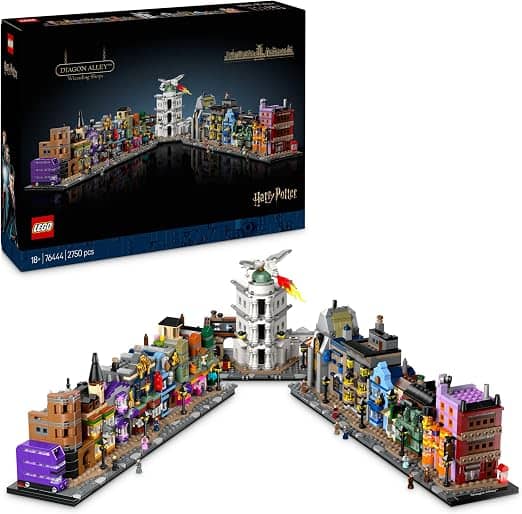 Lego Harry Potter Negozi di magia di Diagon Alley 76444